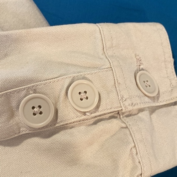 Bailey’s Point kaki pocket full button up front cargo jacket coat Large (13/15) - Picture 10 of 10